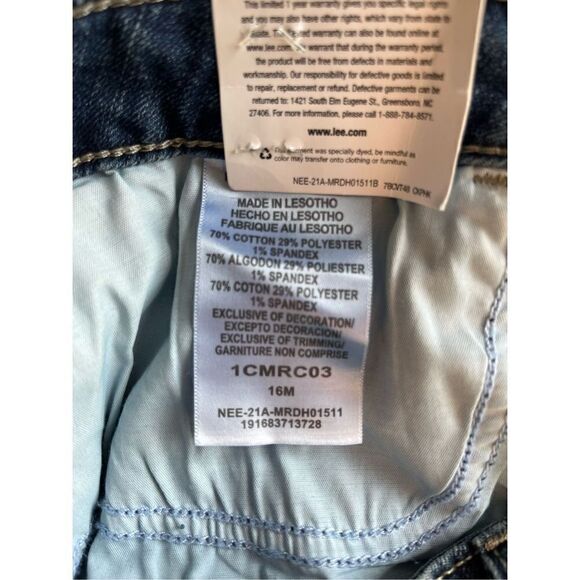 Lee Regular Fit Capri Mid Rise Jeans - Picture 8 of 15